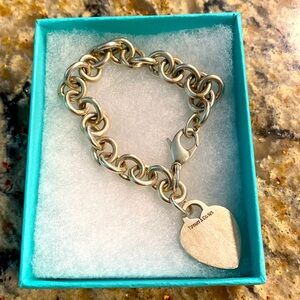 Tiffany & Co. Classic DogTag Bracelet with Blue Box